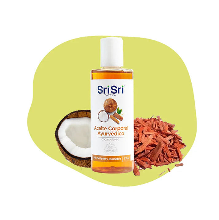 Aceite Corporal Ayurvédico Coco y Sándalo