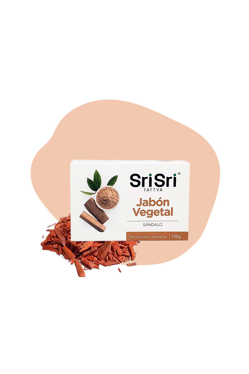 Jabón vegetal de Sándalo x3