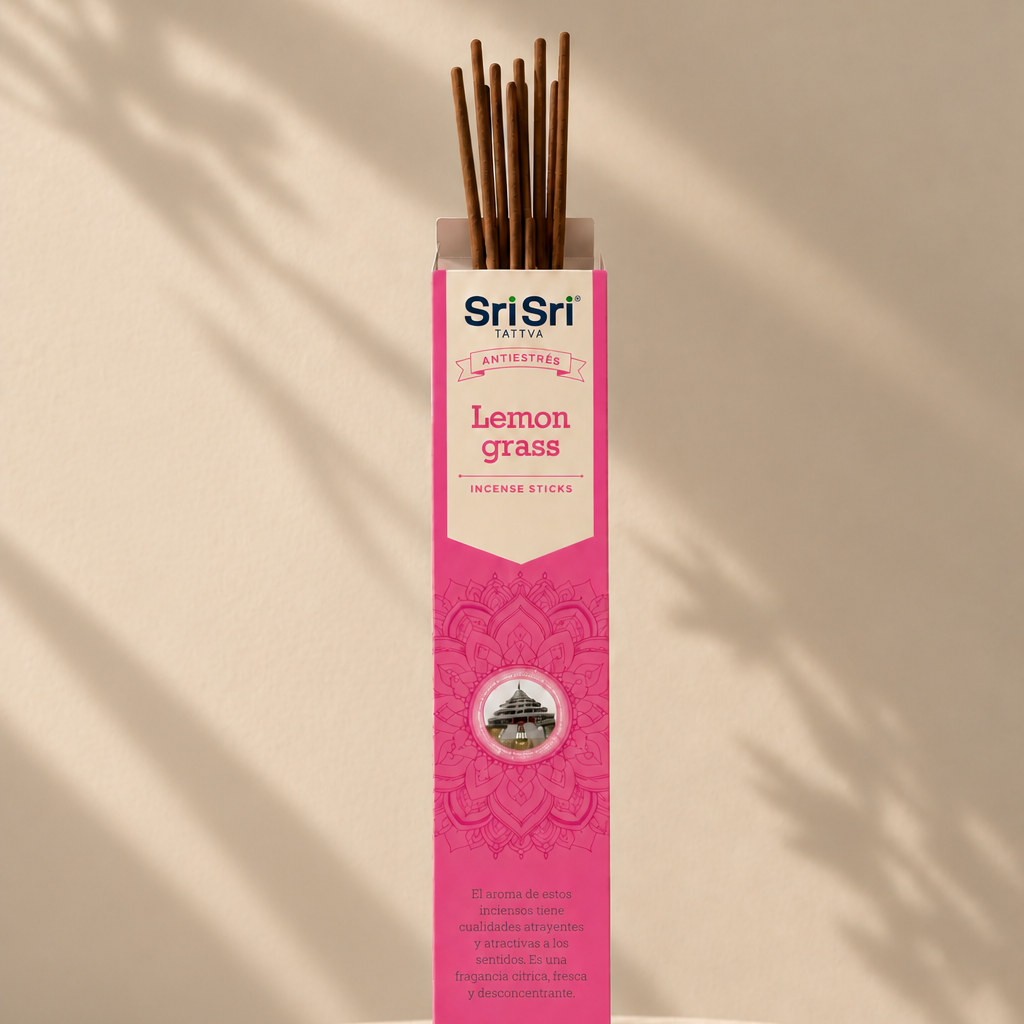 Sahumerio Lemongrass Natural – Incienso Antiestrés