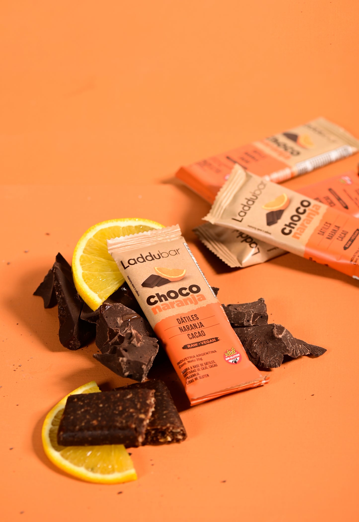 LADDUBAR CHOCO NARANJA X12