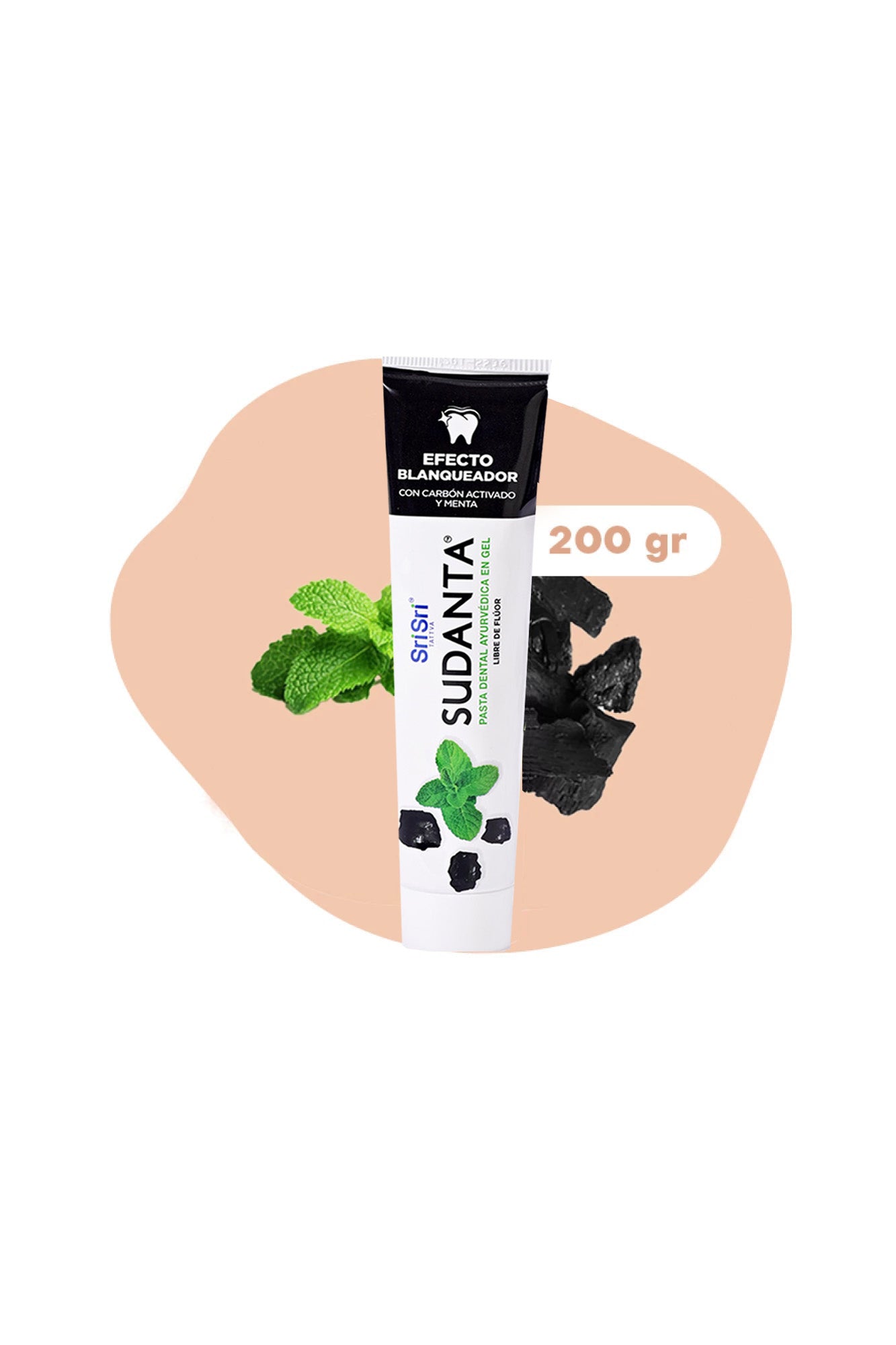 Pasta dental ayurvédica menta en gel - Blanqueadora