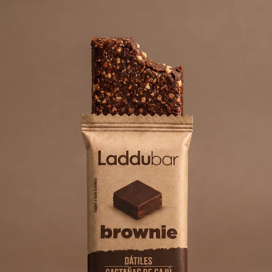 Barrita de Brownie Laddubar - Sin Azúcar Agregada (Pack x12)