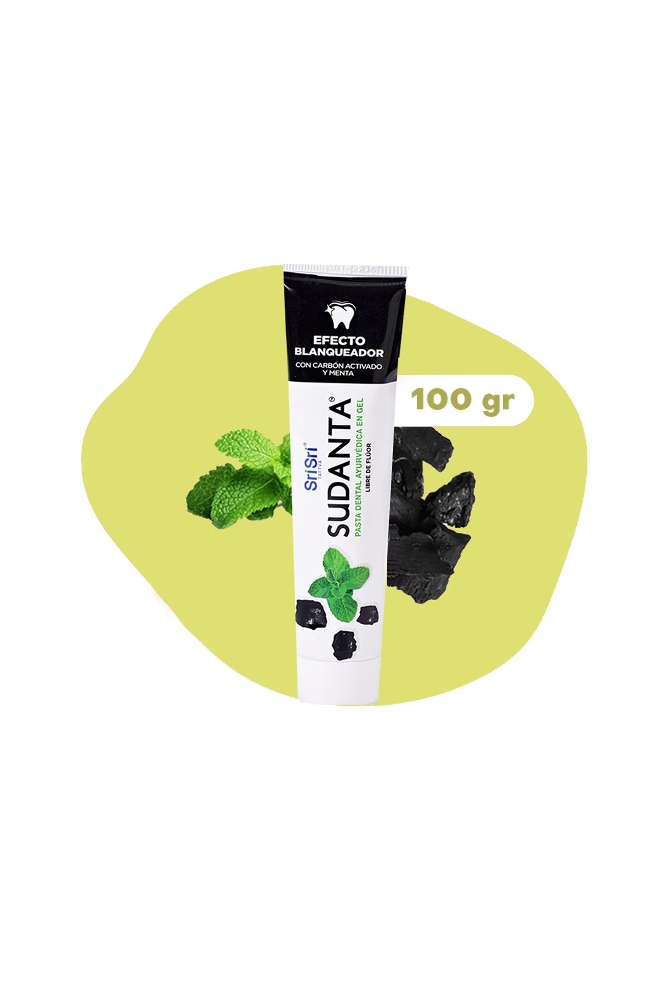 Pasta dental ayurvédica menta en gel - Blanqueadora