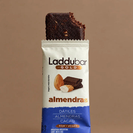 Barritas Laddubar Gold Almendras - sin azúcar (Pack X12)