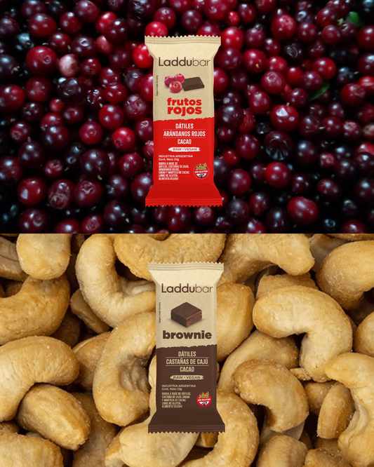 Miti Laddubar - Frutos Rojos + Brownie (Pack x12)