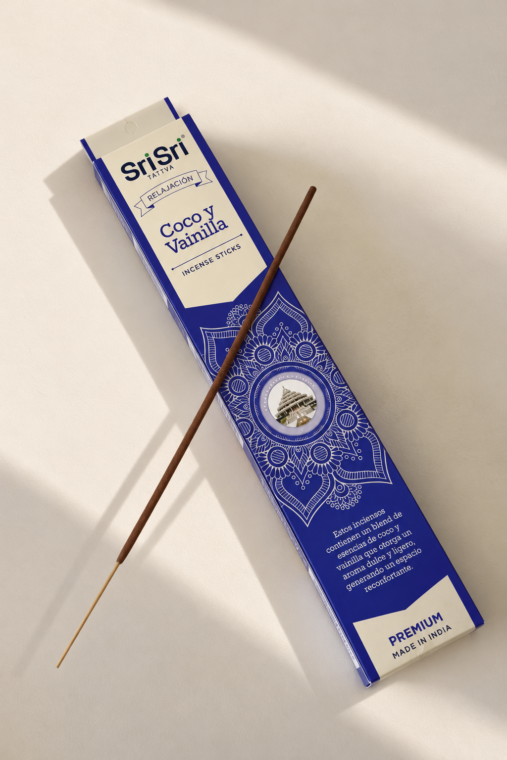Incienso de Coco & Vainilla Natural – Aroma Relajante