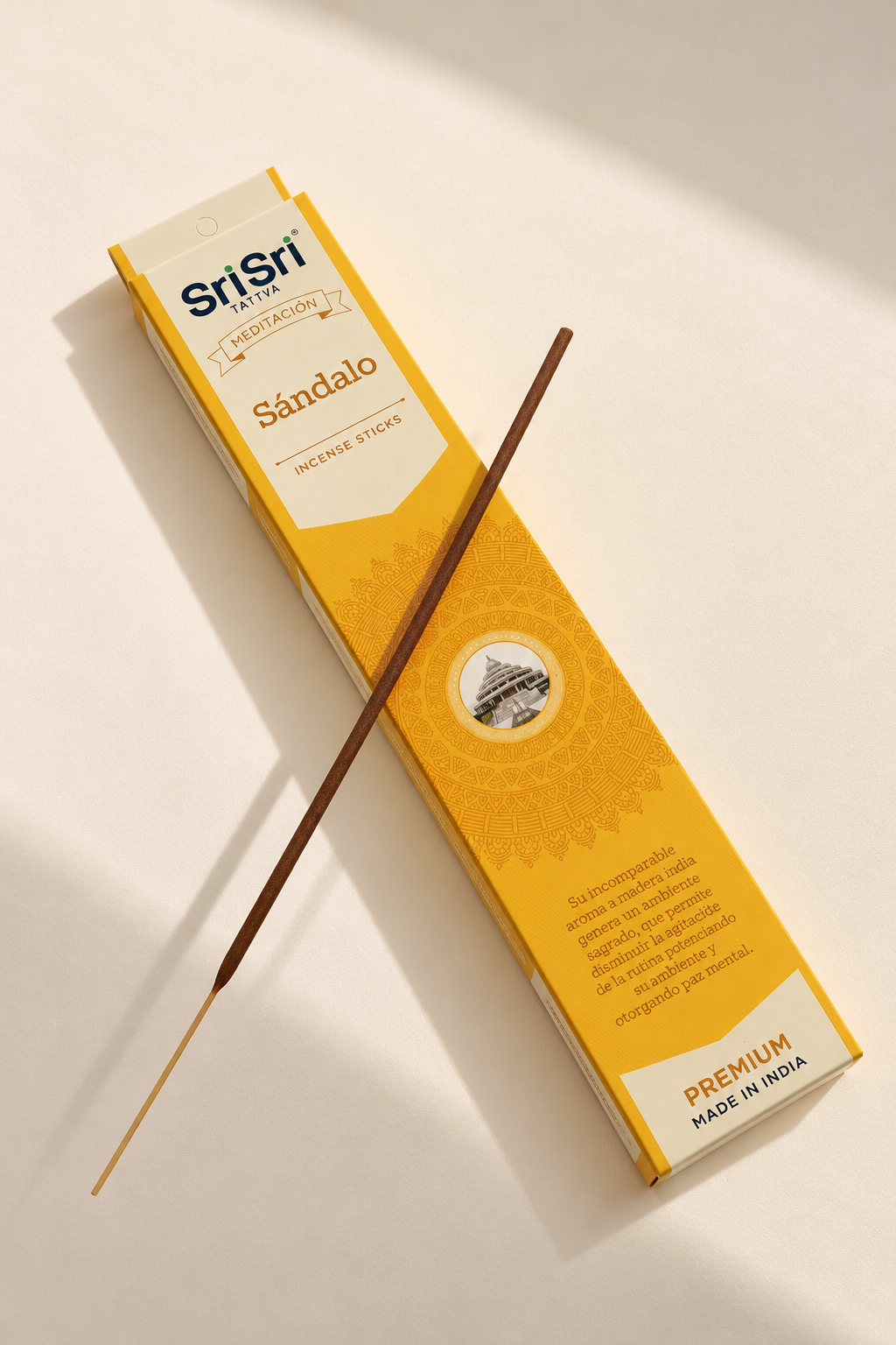 Incienso de Sándalo Natural – Aroma Amaderado & Purificante