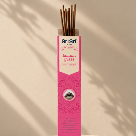 Sahumerio Lemongrass Natural – Incienso Antiestrés