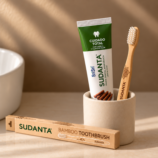 Combo Familiar Sudanta 200g + Cepillos Bamboo
