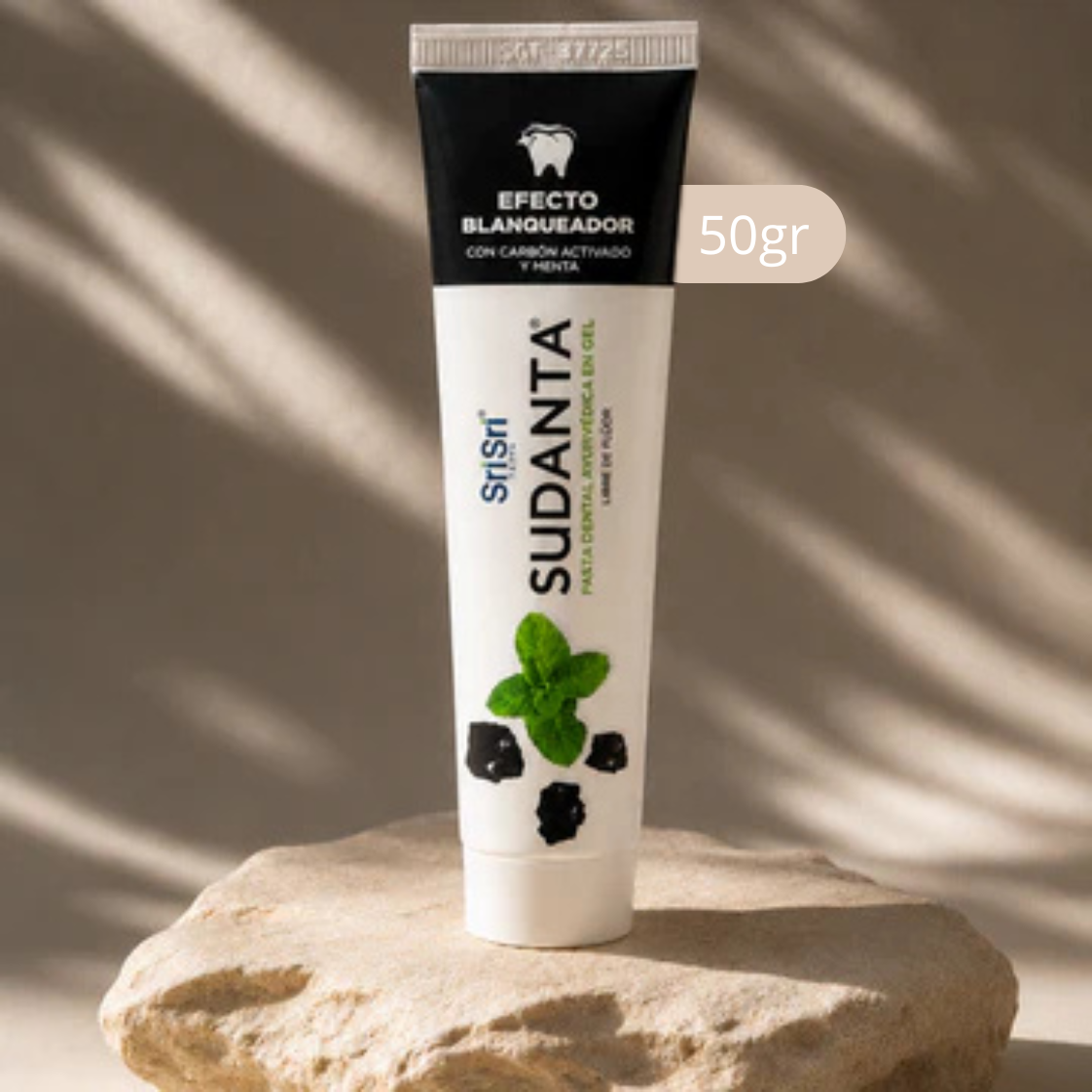 Pasta Dental Ayurvédica en Gel Menta Blanqueadora – Sin Flúor