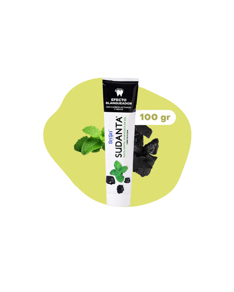 Pasta Dental Ayurvédica en Gel Menta Blanqueadora – Sin Flúor